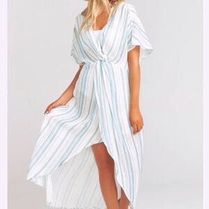 NWT Show Me Your MuMu Get Twisted Maxi Dress Size S